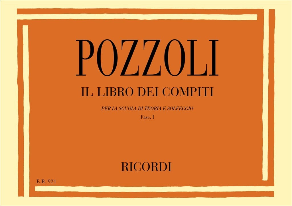 Libro Dei Compiti Per La Scuola Di Teoria E